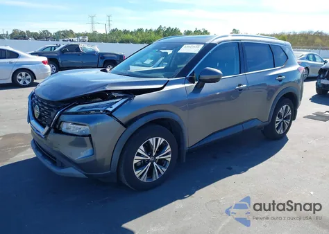 2021 Nissan Rogue Sv Fwd из США, поврежденный, VIN 5N1AT3BA7MC762695